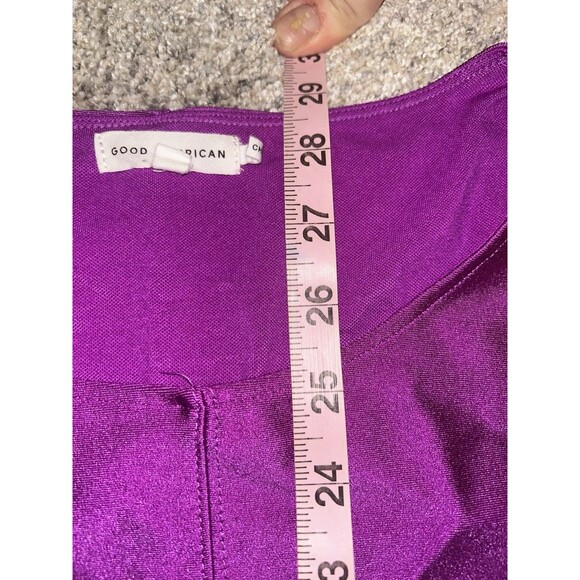 Good American High Shine Body Suit Purple 5 Compression Nylon 2XL - Picture 5 of 6